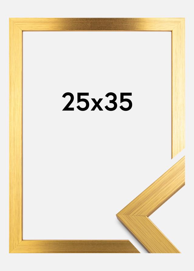 Galleri 1 Rahmen Gold Wood Acrylglas 25x35 cm