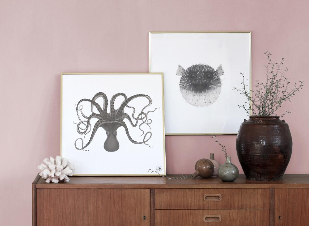 Knaada AB Knaada - Tintenfisch - 50x50 cm