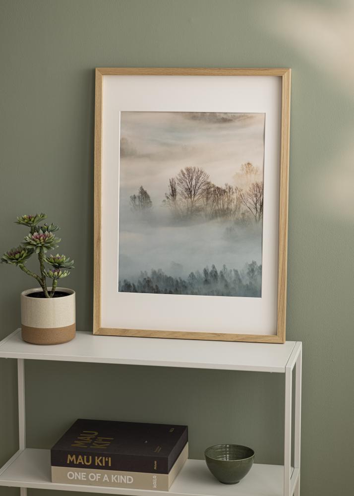 Artlink Rahmen Amanda Box Acrylglas Eiche 80x120 cm