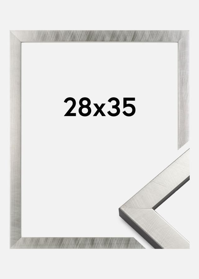 Galleri 1 Rahmen Uppsala Silber 28x35 cm