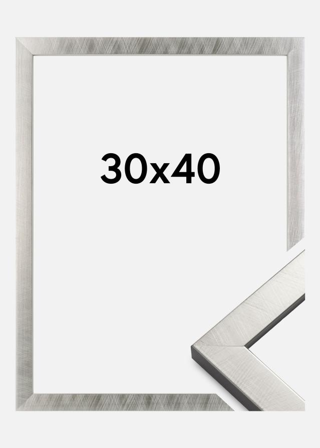 Galleri 1 Rahmen Uppsala Silber 30x40 cm