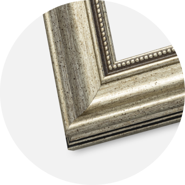 Estancia Rahmen Rokoko Silber 30x40 cm