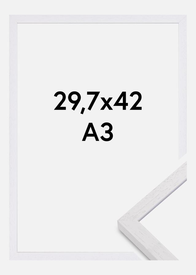 Mavanti Rahmen Glendale Matt Antireflexglas Weiß 29,7x42 cm (A3)