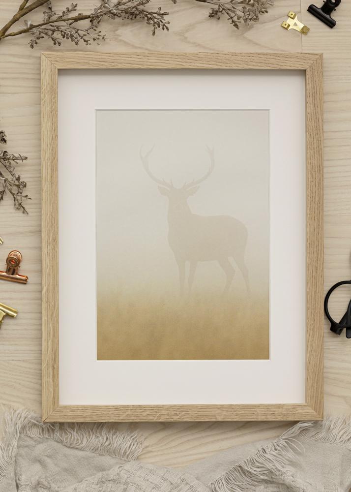 Artlink Rahmen Amanda Box Acrylglas Eiche 80x120 cm