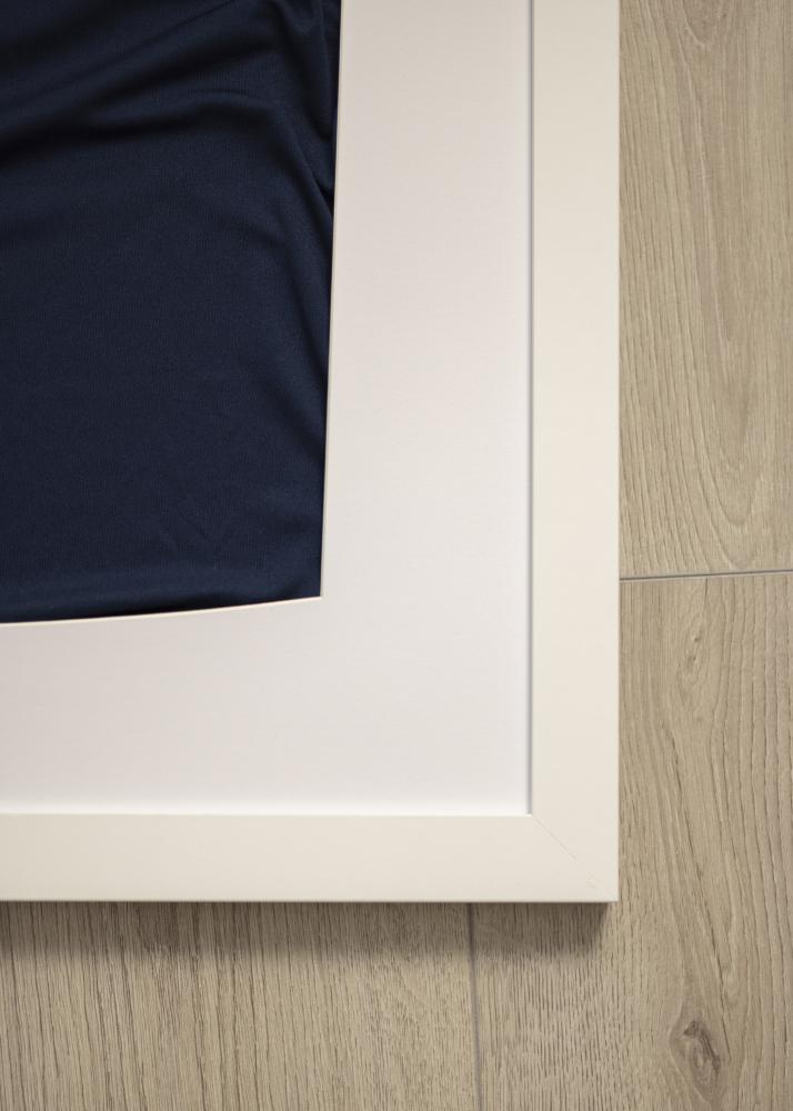 ID Factory Rahmen Trikotrahmen Acrylglas Weiß 60x80 cm