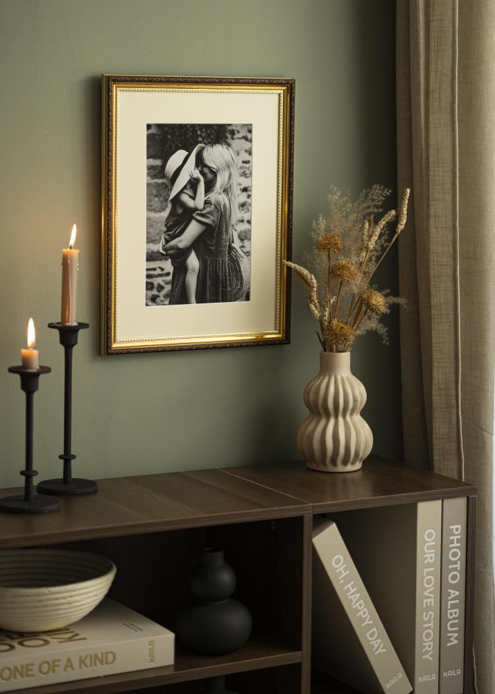 Konstlist Crescent Passepartout Antique White (weißer Kern) 13x18 cm (8x11,5)