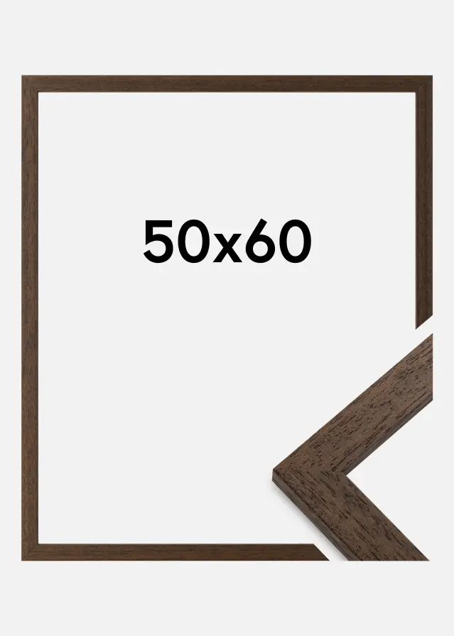 Galleri 1 Rahmen Brown Wood 50x60 cm