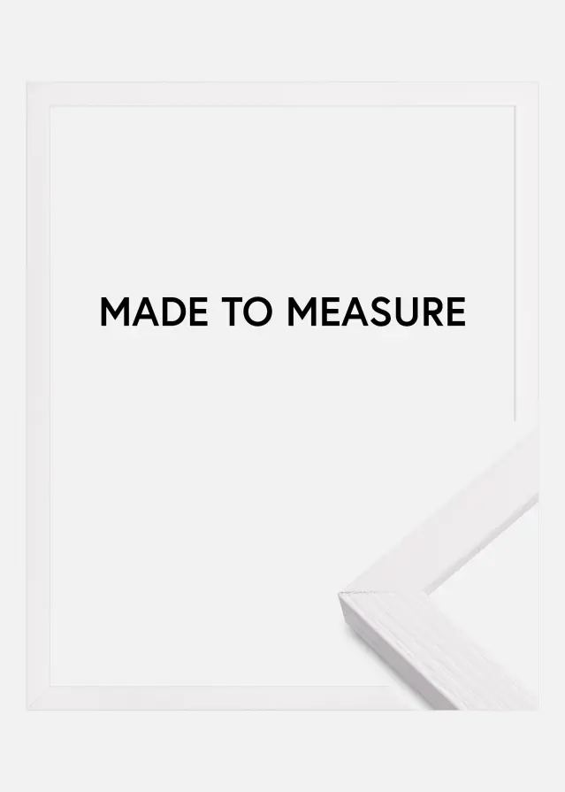 Ramverkstad Rahmen Devon Weiß - Größe nach Wunsch