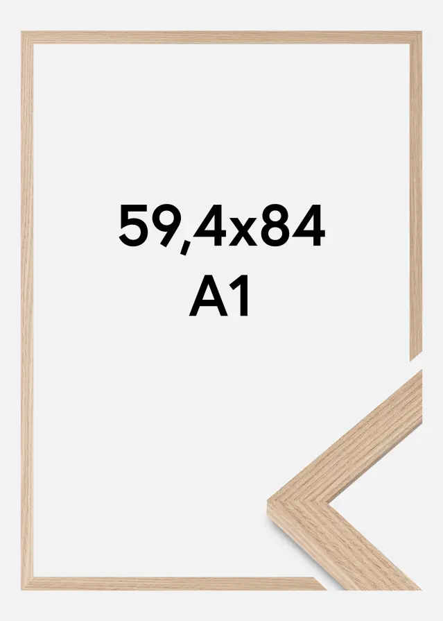 BGA Rahmen BGA Classic Acrylglas Eiche 59,4x84,1 cm (A1)