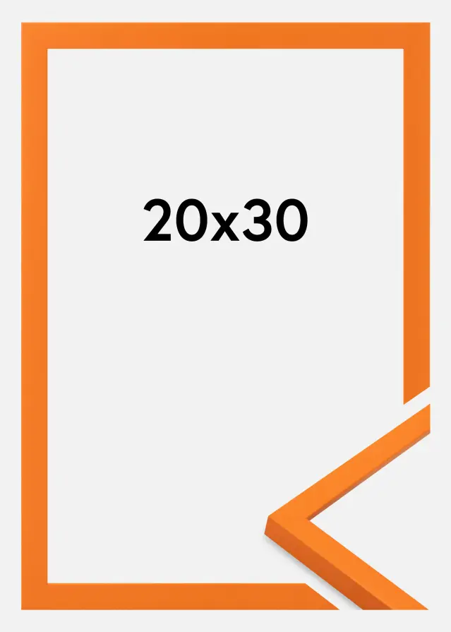 Jämtlands Ramfabrik Rahmen Kent Acrylglas Orange 20x30 cm