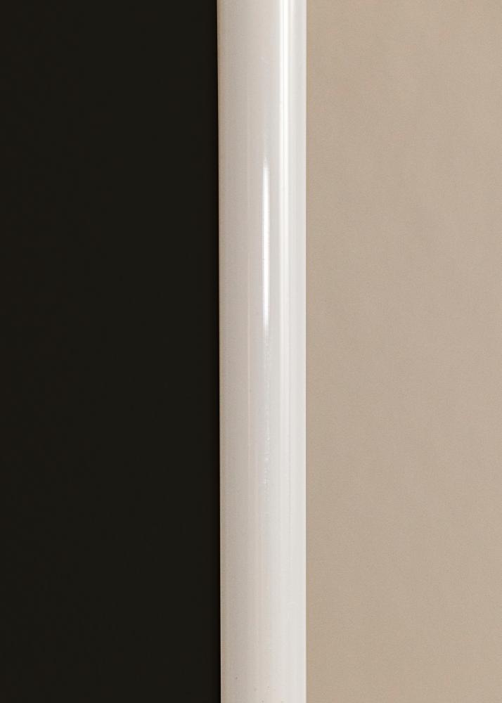 Ram med passepartou Rahmen Victoria Weiß 13x18 cm - Passepartout Schwarz 9x12 cm