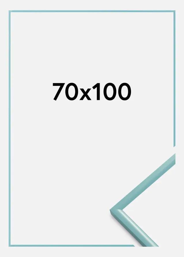 BGA Rahmen New Lifestyle Acrylglas Türkis 70x100 cm