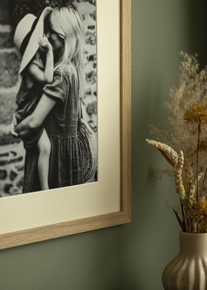 Konstlist Crescent Passepartout Antique White (weißer Kern) 13x18 cm (8x11,5)