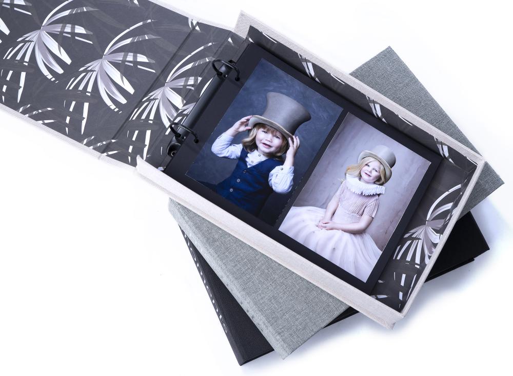 Focus Moments Beige (30 schwarze Seiten / 15 Blatt)