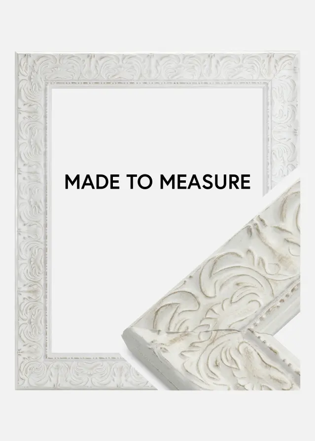 Ramverkstad Rahmen Durham Weiß - Größe nach Wunsch