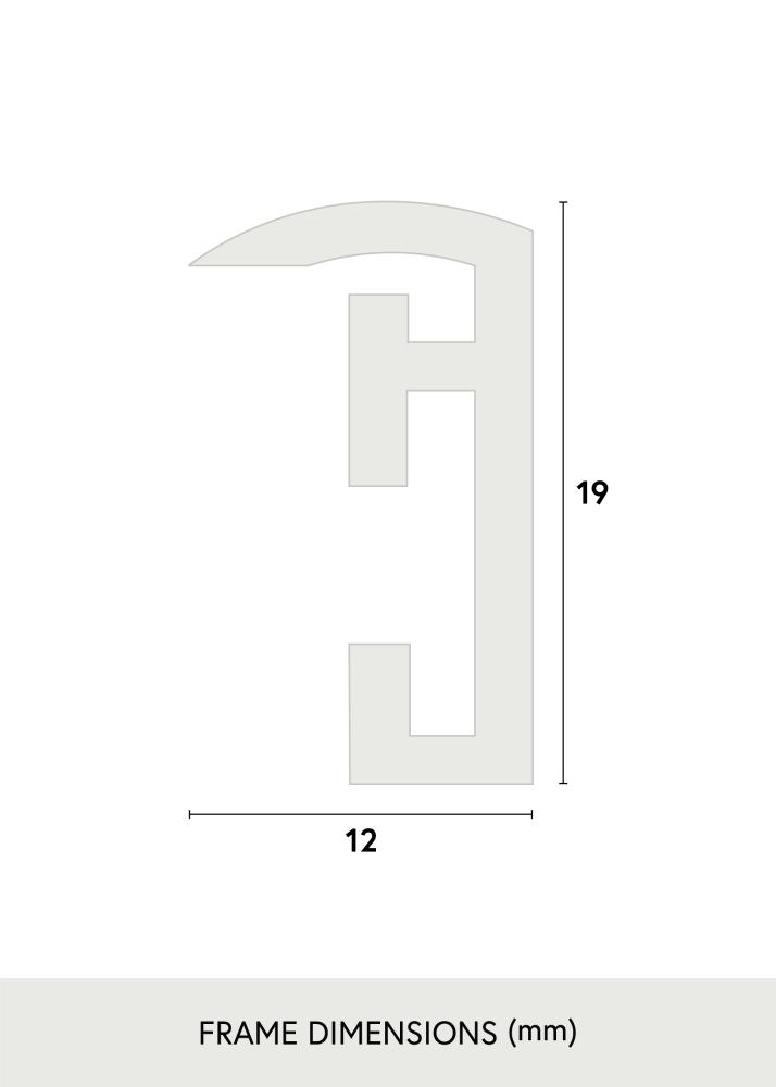 Estancia Rahmen Victoria Acrylglas Schwarz 70x100 cm