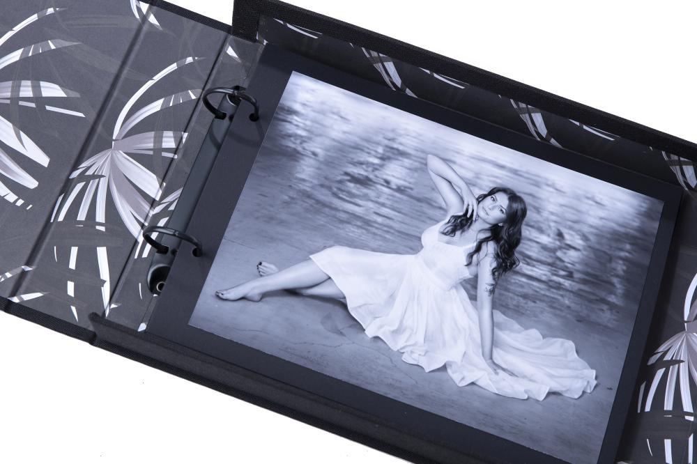 Focus Moments Beige (30 schwarze Seiten / 15 Blatt)