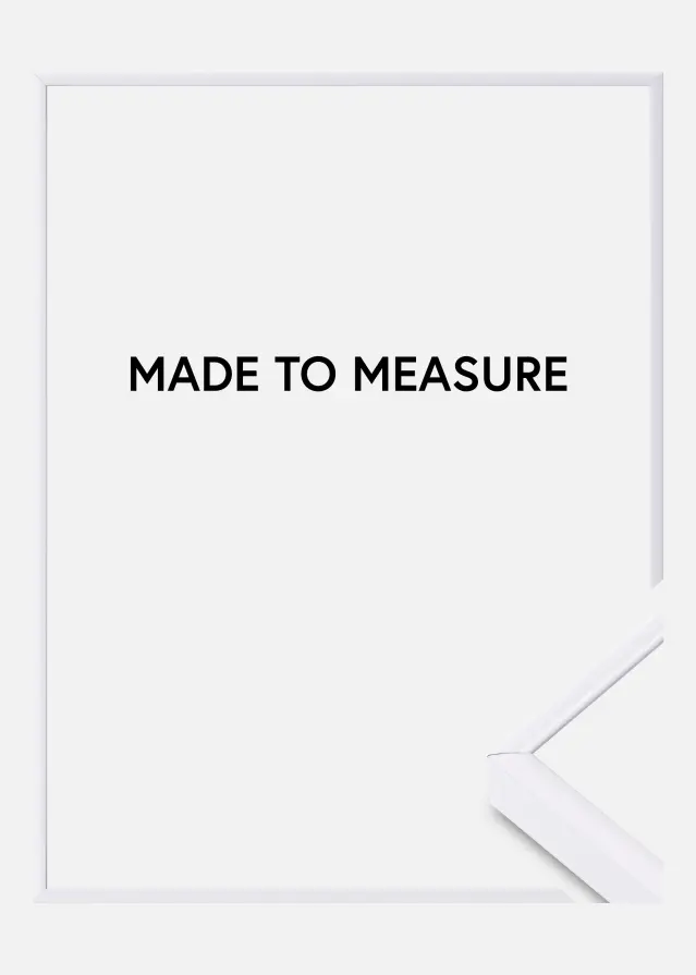 Ramverkstad Rahmen Kopenhagen Weiß - Größe nach Wunsch