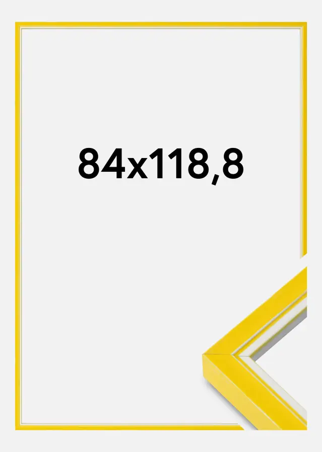 Mavanti Rahmen Diana Acrylglas Gelb 84,1x118,9 cm (A0)