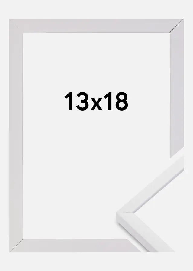 Estancia Rahmen E-Line Acrylglas Weiß 13x18 cm