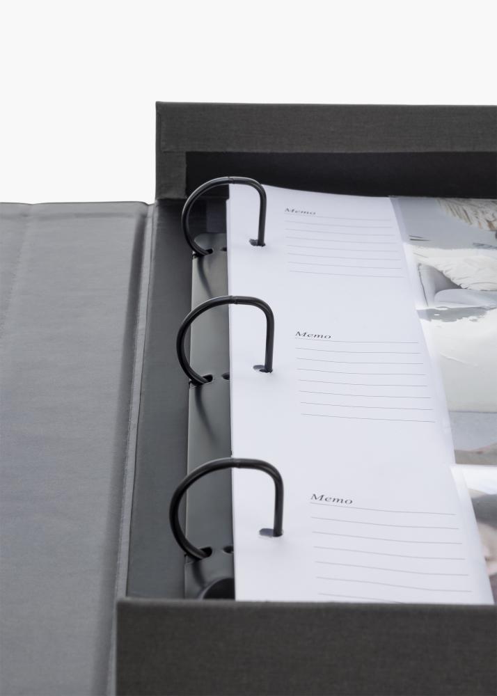 KAILA KAILA MEMORIES Black XL - Coffee Table Photo Album - 60 Bilder i 11x15 cm