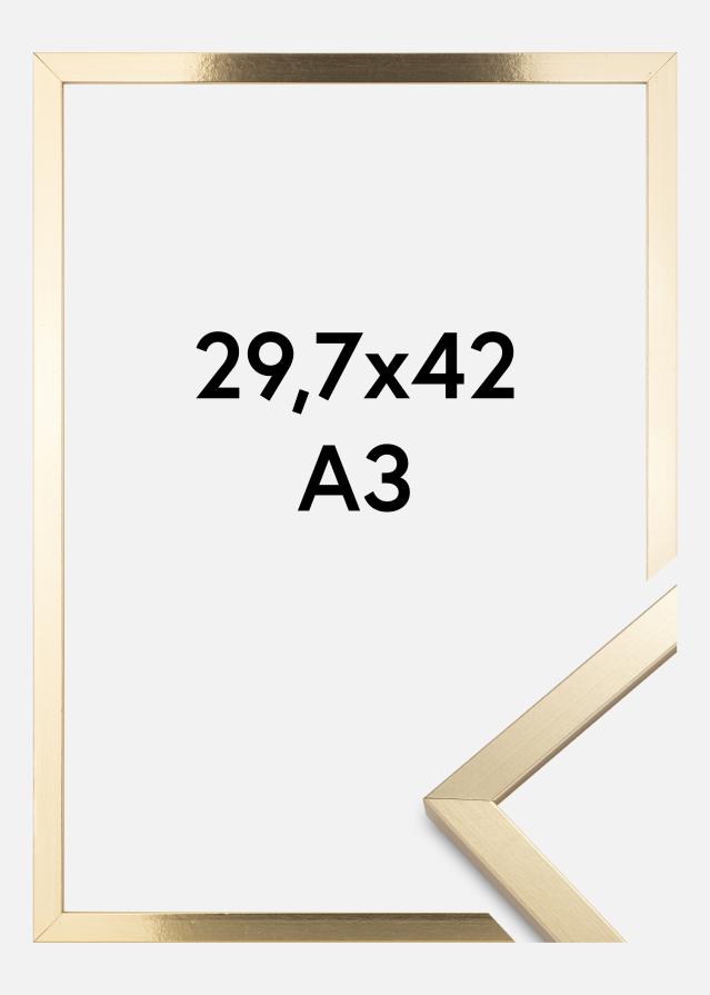 BGA Rahmen Trendy Acrylglas Gold 29,7x42 cm (A3)