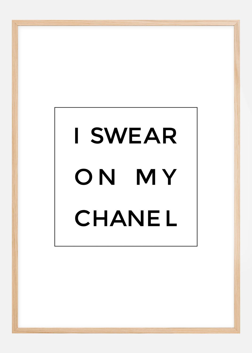 Product Image for I swear on my chanel Poster (30x40 cm)