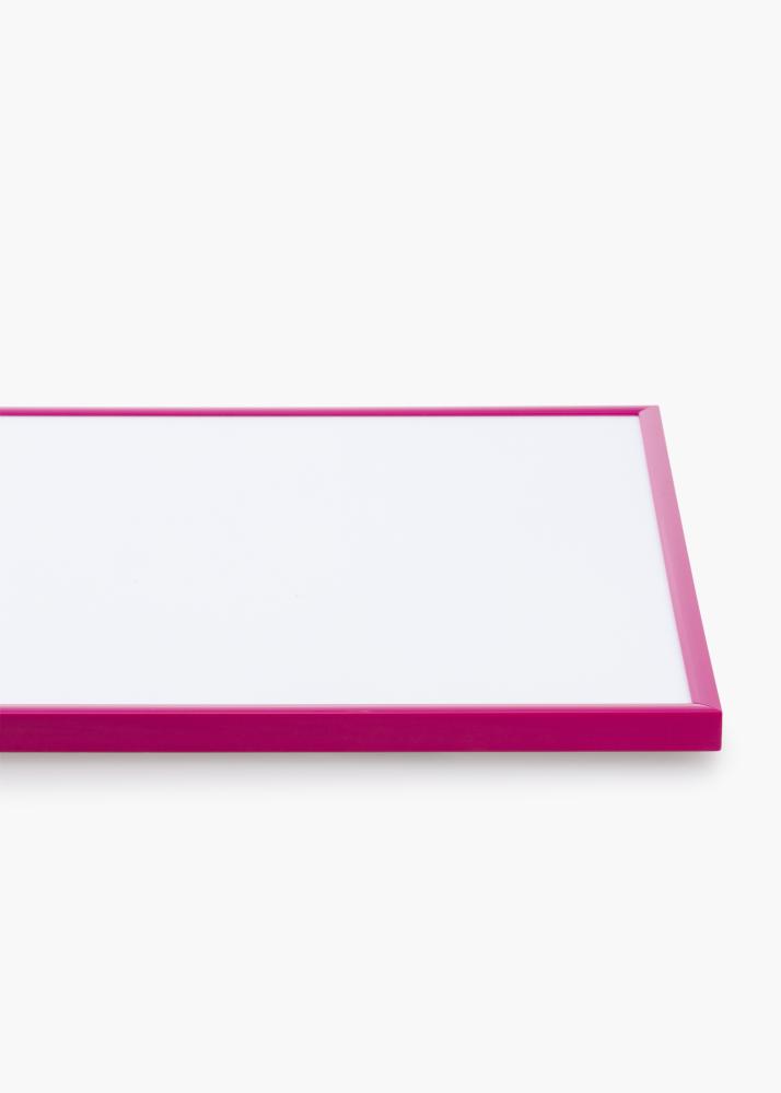 Ram med passepartou Rahmen New Lifestyle Dunkelrosa 70x100 cm - Passepartout Schwarz 61x91,5 cm