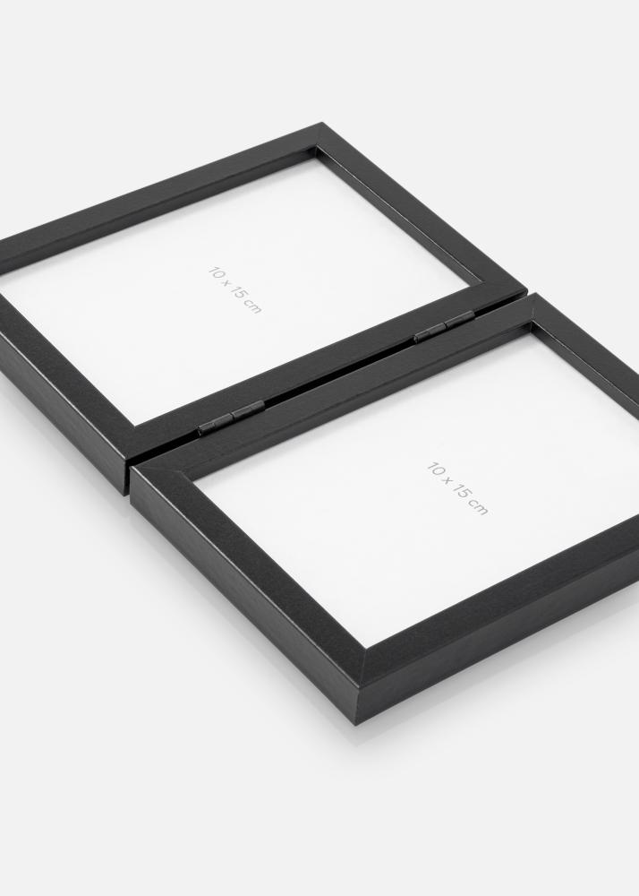 BGA Vikrahmen Schwarz 10x15 cm