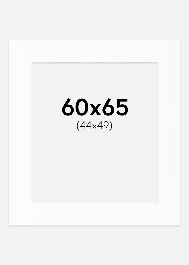 Artlink Passepartout Weiß Standard (weißer Kern) 60x65 cm (44x49)