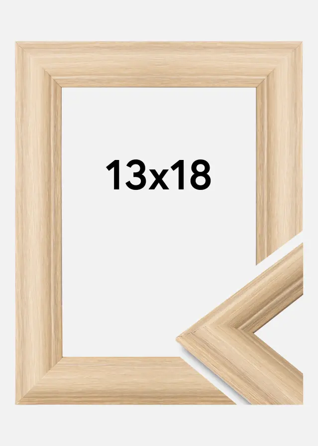 Galleri 1 Rahmen Västkusten Acrylglas Eiche 13x18 cm