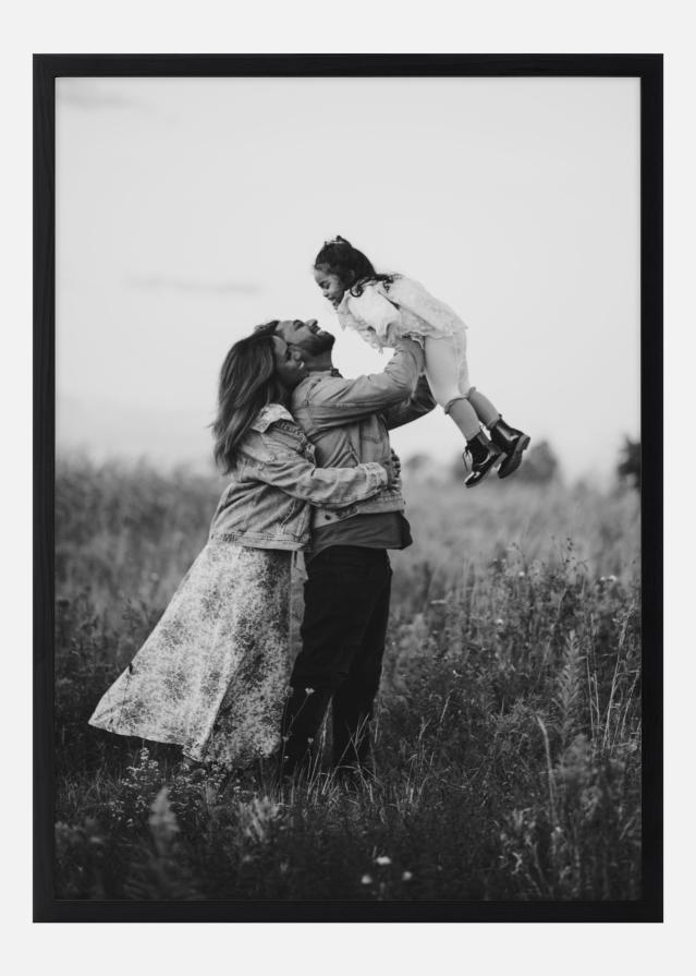 Egen tillverkning - Kundbild SET: Rahmen Schwarz + Fotoabzug - XL (50x70 cm)