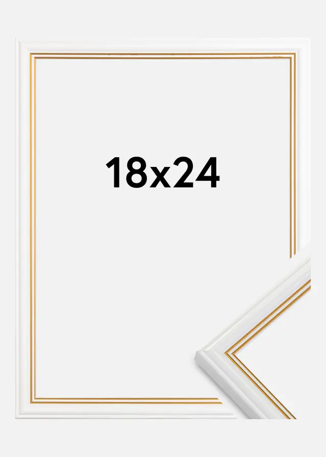 Estancia Rahmen Classic Weiß 18x24 cm