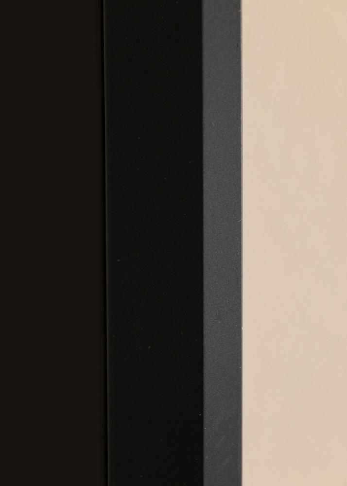 Ram med passepartou Rahmen Globe Schwarz 24x30 cm - Passepartout Schwarz 7x9 inches