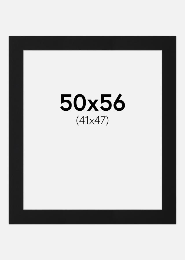 Artlink Passepartout Schwarz Standard (weißer Kern) 50x56 cm (41x47)