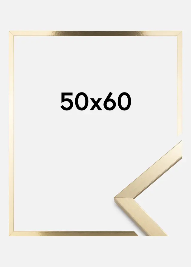 BGA Rahmen Trendy Acrylglas Gold 50x60 cm