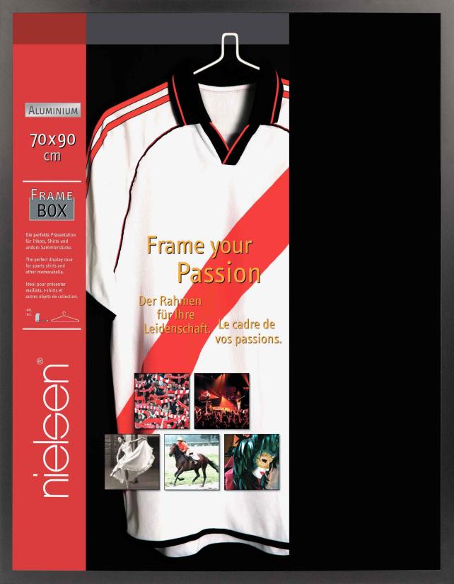 Konstlist - Nielsen Rahmen Nielsen Trikotrahmen EL Schwarz 70x90 cm