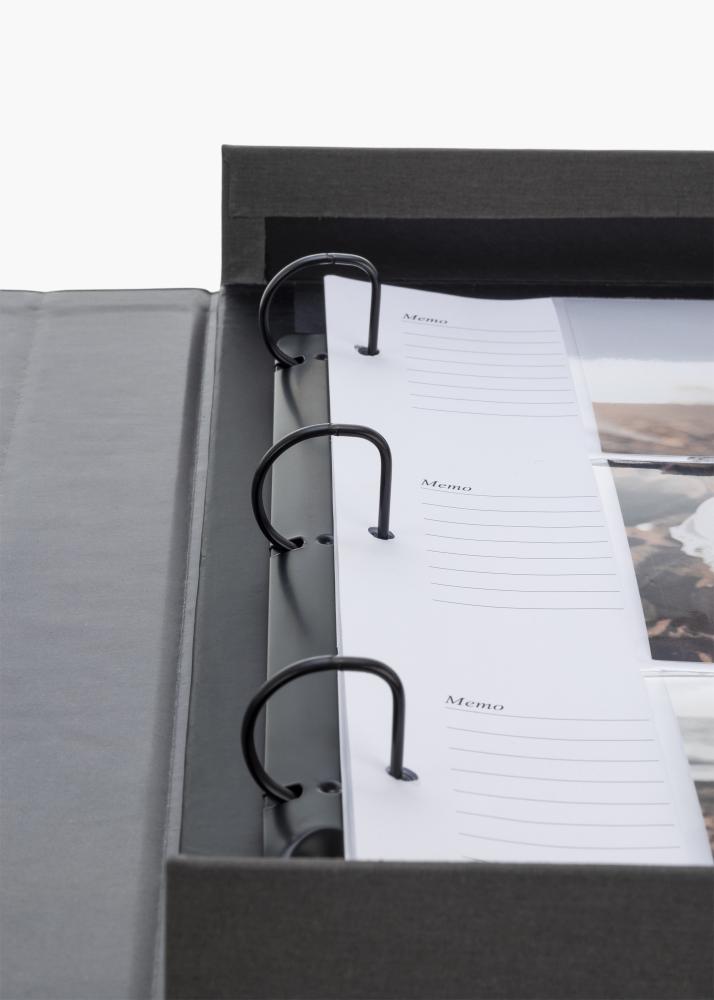 KAILA KAILA MEMORIES Black XL - Coffee Table Photo Album - 60 Bilder i 10x15 cm
