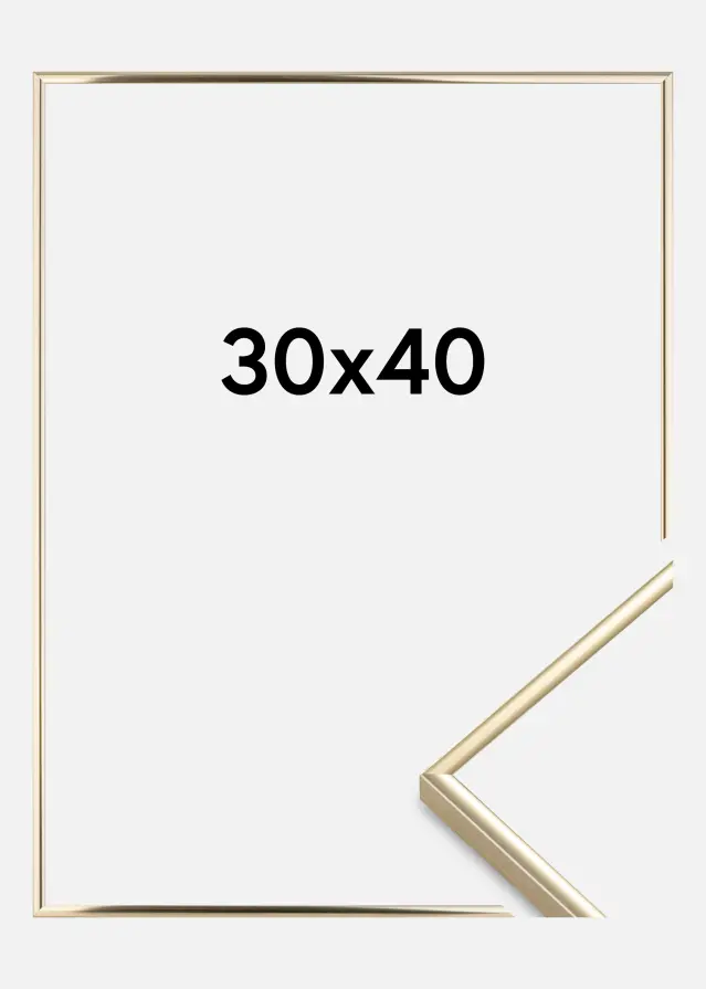 Estancia Rahmen Visby Acrylglas Gold Glänzend 30x40 cm