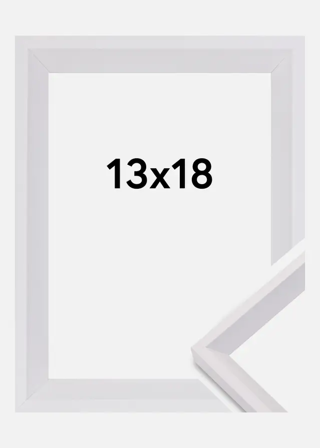 Galleri 1 Rahmen Globe Weiß 13x18 cm