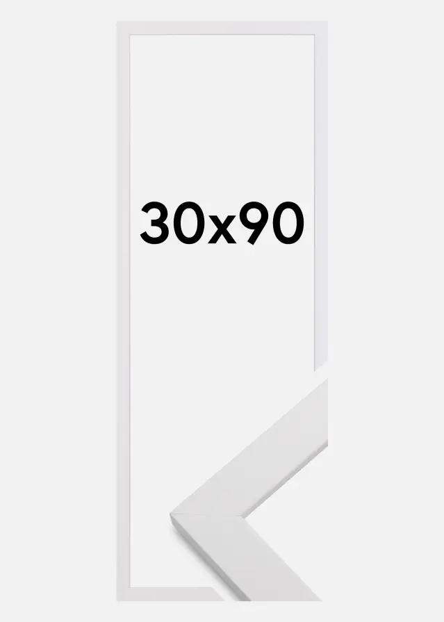 Galleri 1 Rahmen White Wood 30x90 cm
