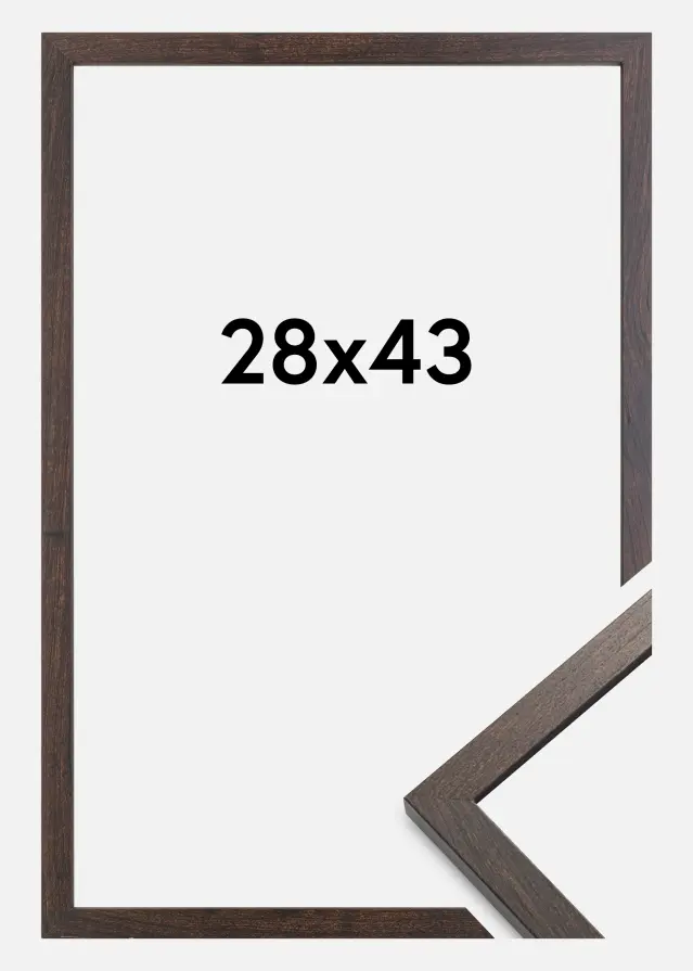 Artlink Factory I Rahmen Trendy Acrylglas Nussbaum 28x43 cm