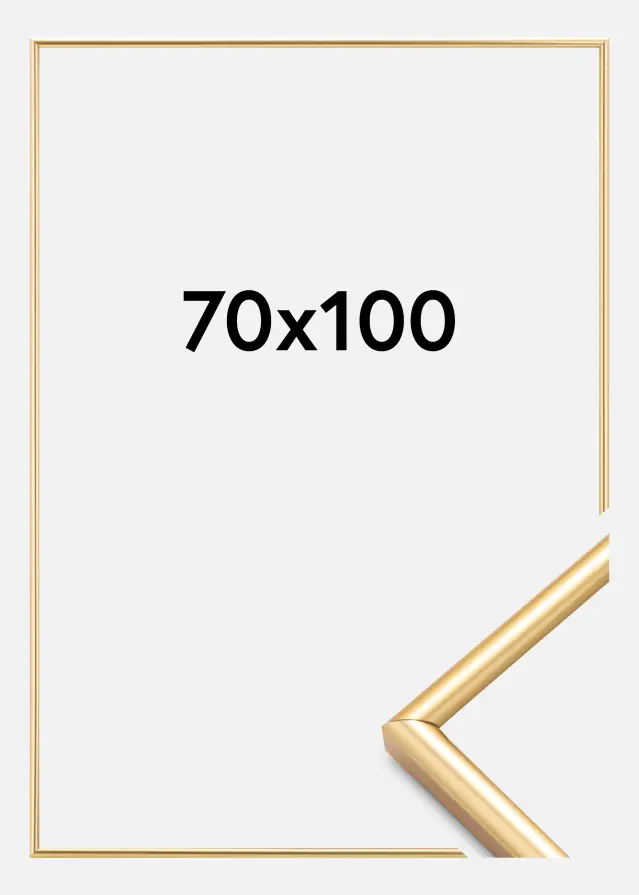 Artlink Rahmen Decoline Acrylglas Gold 70x100 cm