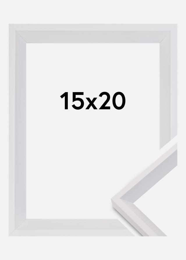 Galleri 1 Rahmen Globe Weiß 15x20 cm