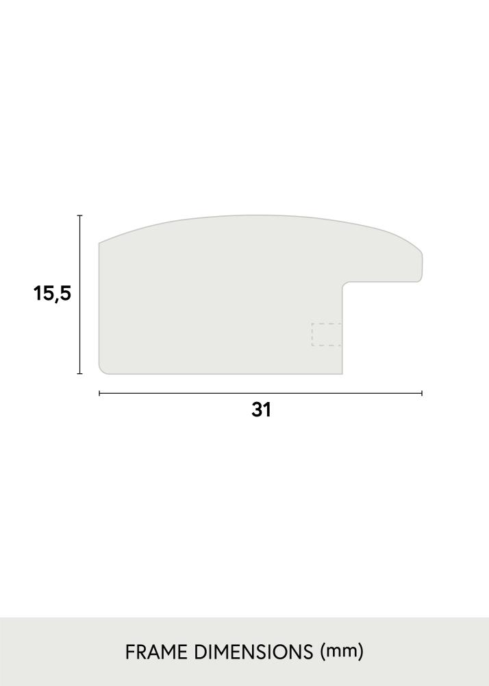 Walther Rahmen Interior Walnuss 40x50 cm