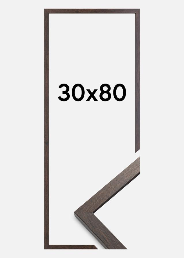 Artlink Factory I Rahmen Trendy Acrylglas Walnuss 30x80 cm