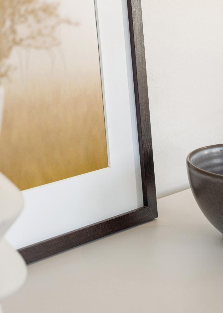 BGA Rahmen Trendy Acrylglas Walnuss 50x70 cm