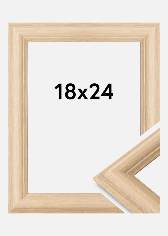 Galleri 1 Rahmen Västkusten Acrylglas Eiche 18x24 cm