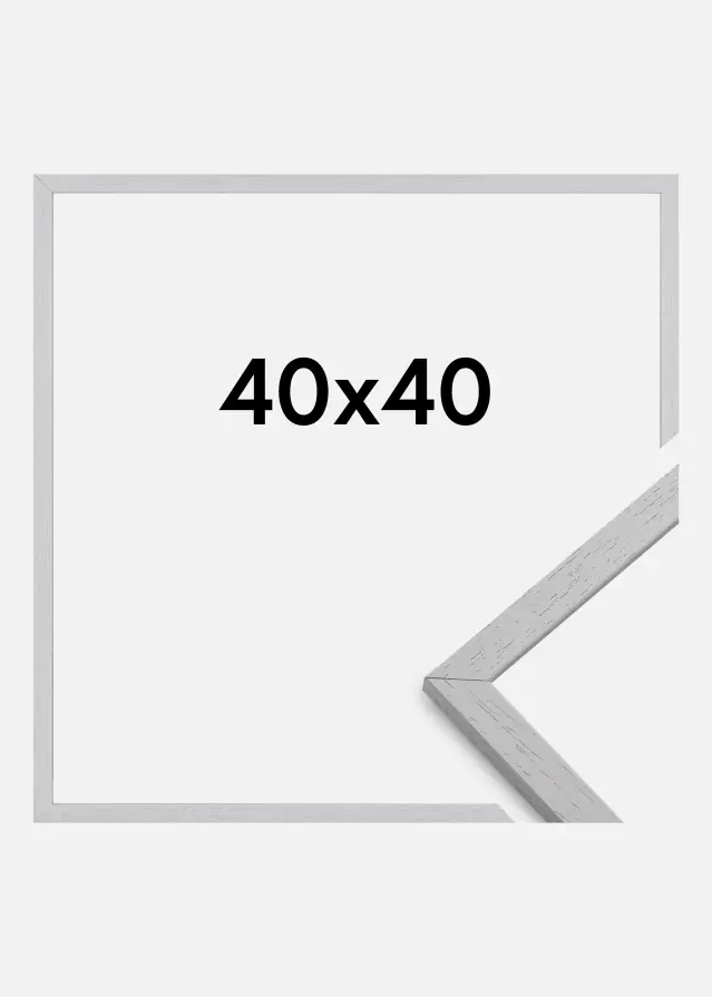 Galleri 1 Rahmen Edsbyn Acrylglas Grey 40x40 cm
