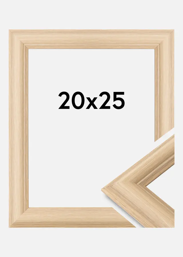 Galleri 1 Rahmen Västkusten Acrylglas Eiche 20x25 cm